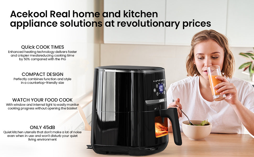 5-Quart Digital Air Fryer Toaster Oven Combo