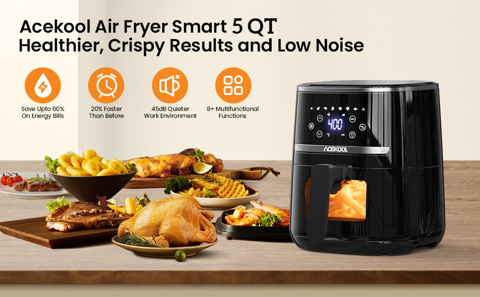 5-Quart Digital Air Fryer Toaster Oven Combo