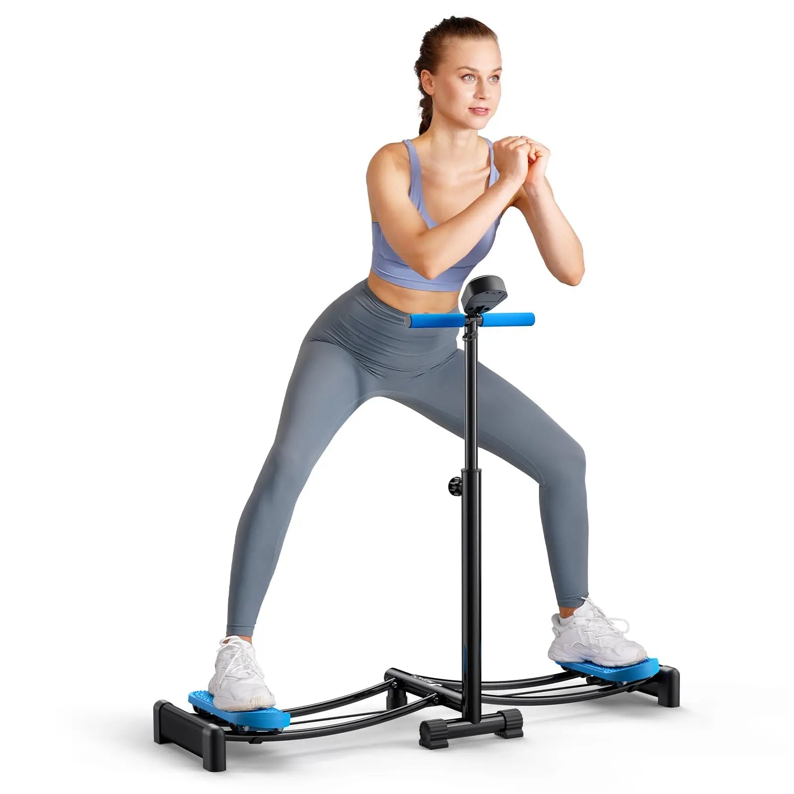 MERACH Ski Machine – Simulated Ski Trainer with Adjustable Height for Leg and Pelvic Floor Muscle Workout