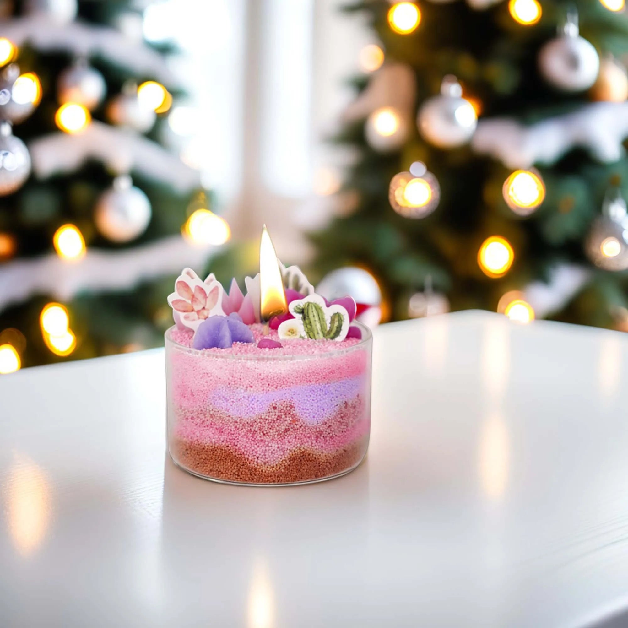 : DIY Succulent Candle Kit – Handmade Scented Candle Set