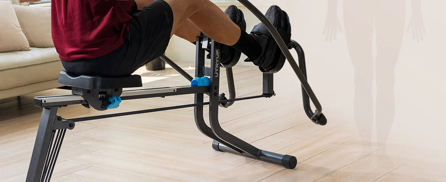 UTRYUP Sculls Rowing Machine – Smooth & Quiet Home Gym Rower