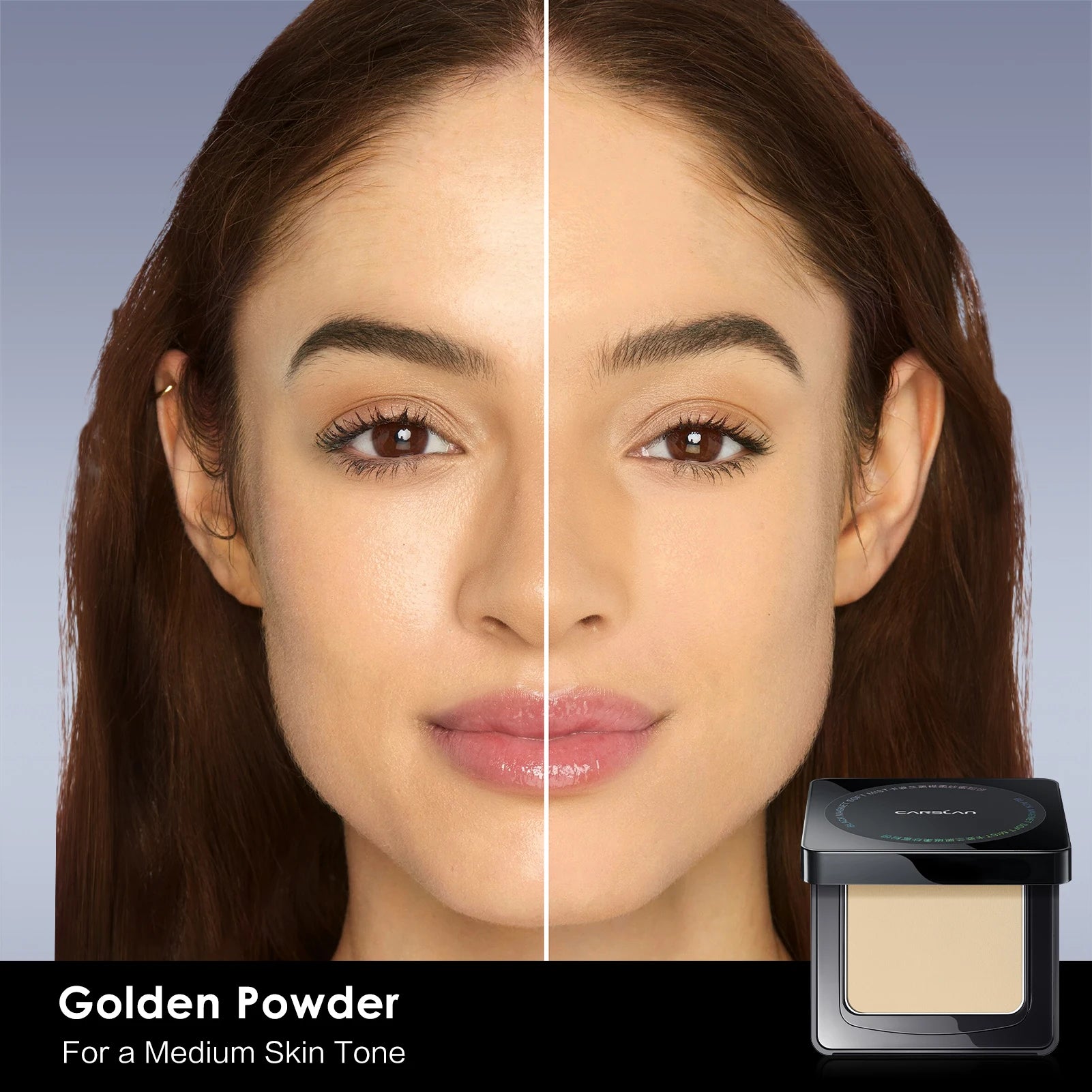 : CARSLAN Stay Matte Pressed Powder – 24H Oil Control & Long-Lasting Setting Powder