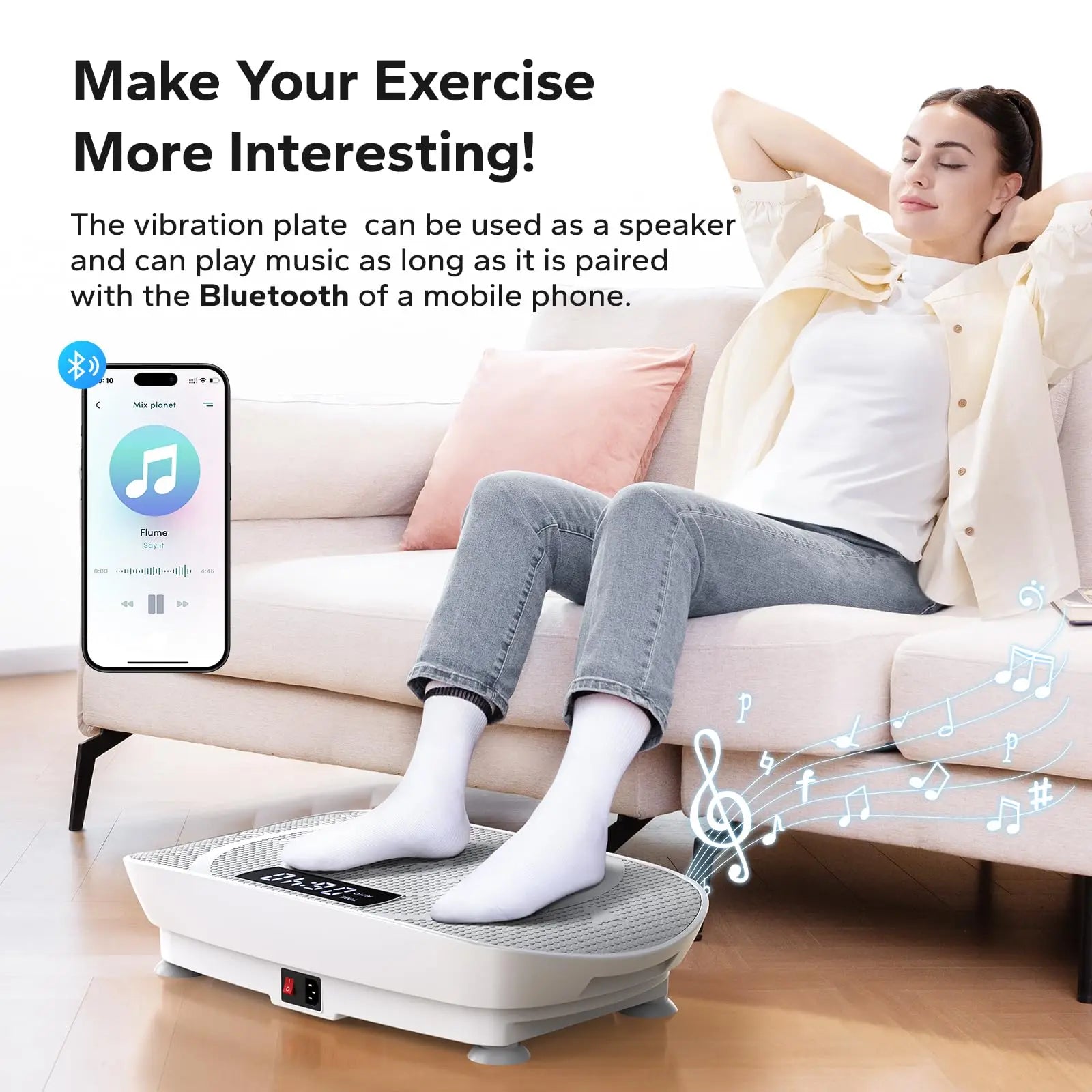 MERACH Vibration Plate Exercise Machine