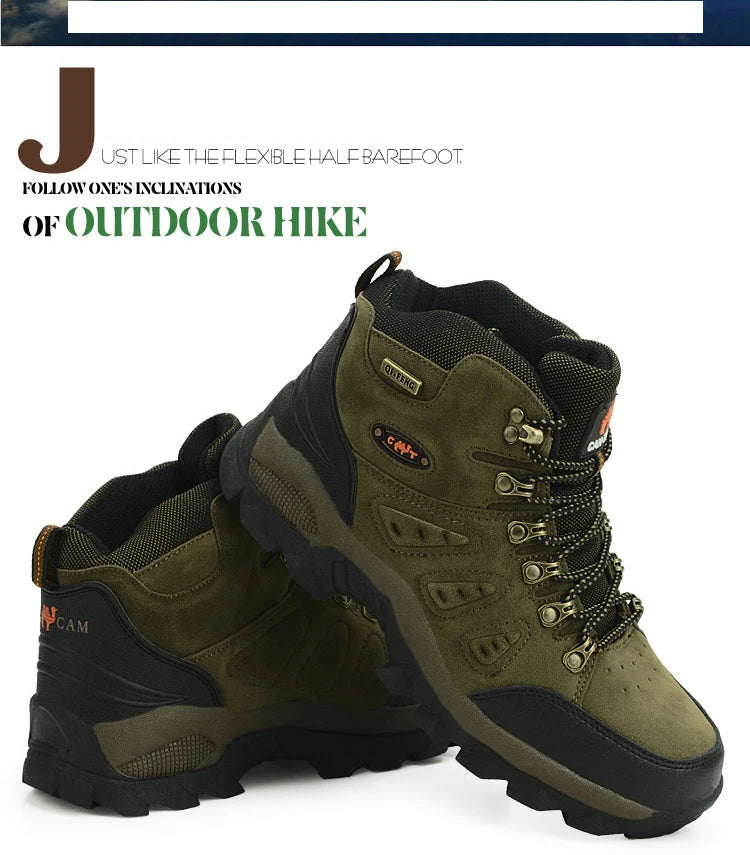 All-Terrain Waterproof Hiking Boots – Winter Outdoor Shoes