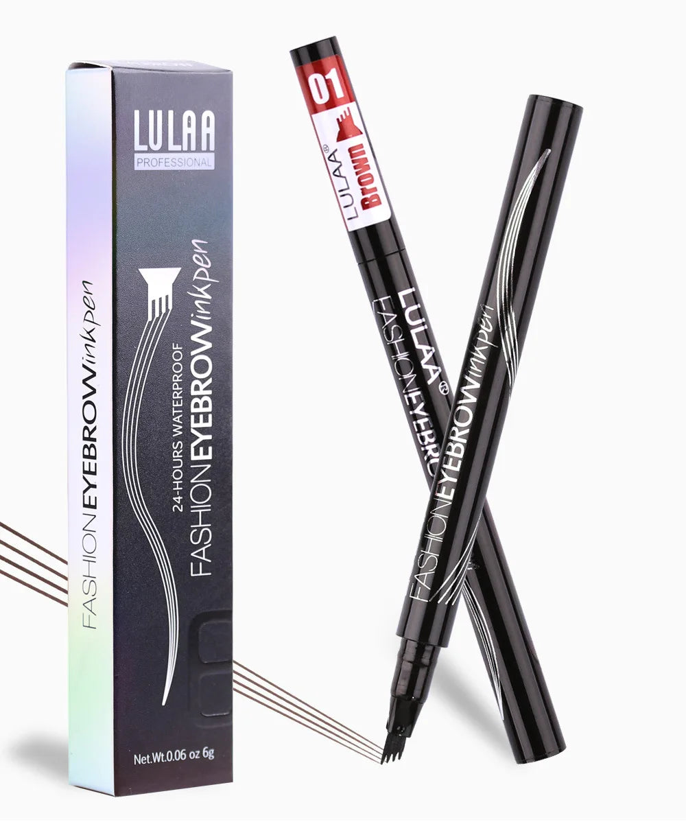 4D Microblading Eyebrow Pen – 4-Fork Tip for Natural Brows