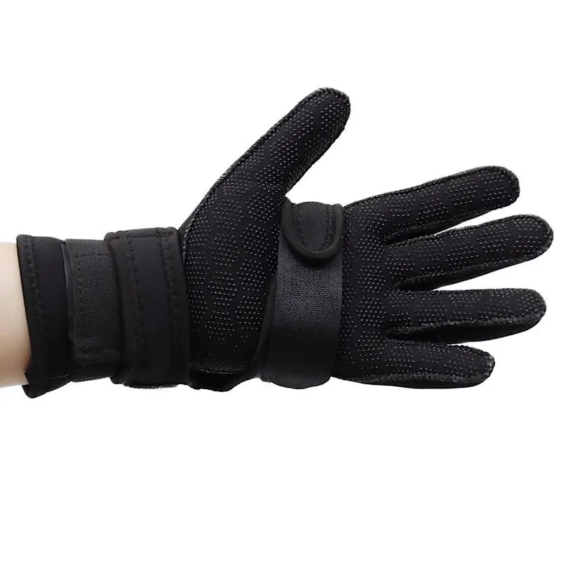 Nylon Scuba Diving Flashlight Gloves with 4-Mode Underwater Flashlight