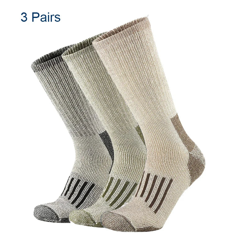 Ultra-Warm Merino Wool Hiking Socks