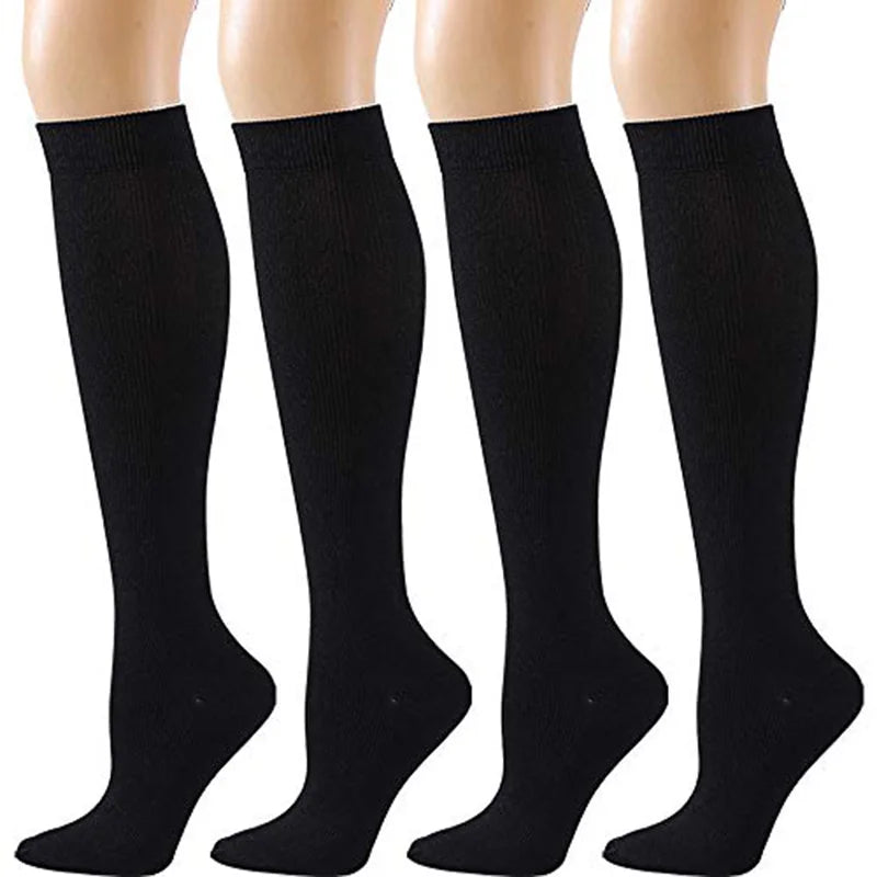 Unisex 20-30 mmHg Compression Cycling & Sports Socks