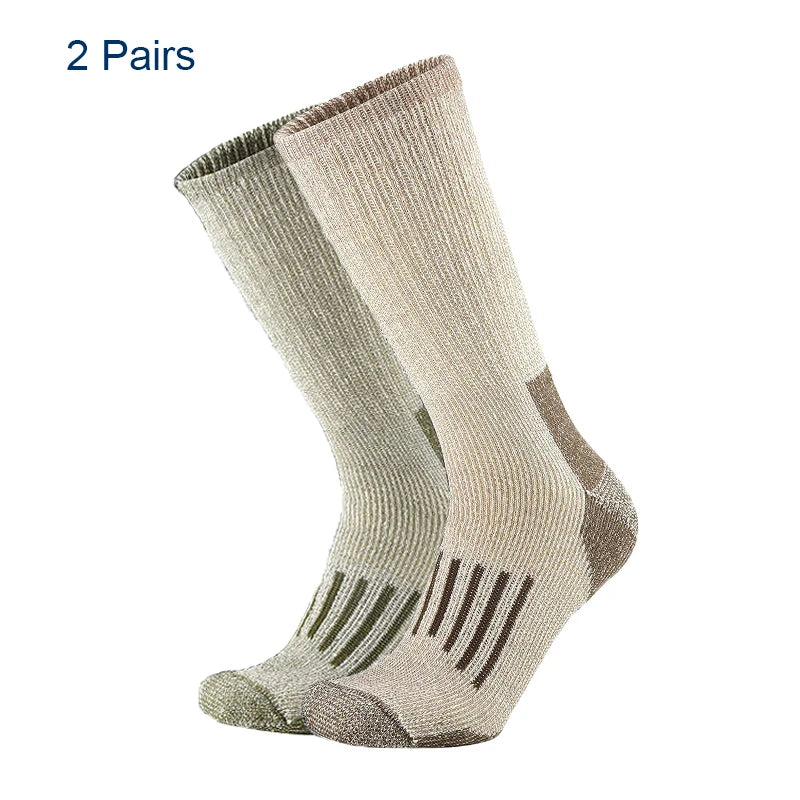 Ultra-Warm Merino Wool Hiking Socks