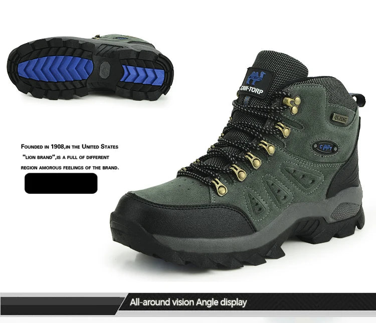 All-Terrain Waterproof Hiking Boots – Winter Outdoor Shoes