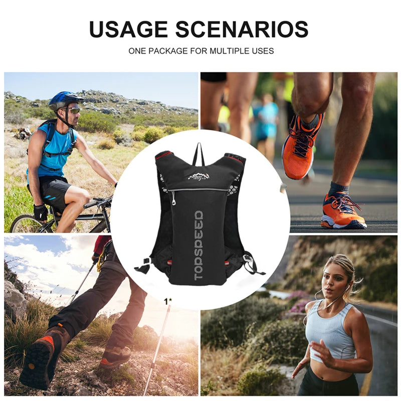 5L Ultralight Hydration Running Vest Backpack