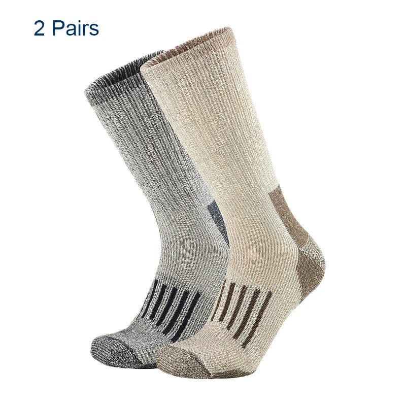 Ultra-Warm Merino Wool Hiking Socks