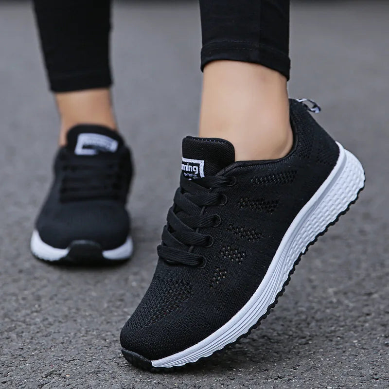 Women Casual Shoes Fashion Breathable Walking Sneakers: