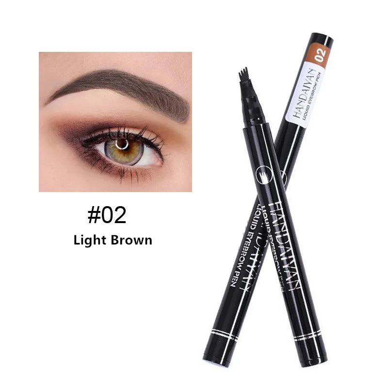 4D Microblading Eyebrow Pen – 4-Fork Tip for Natural Brows