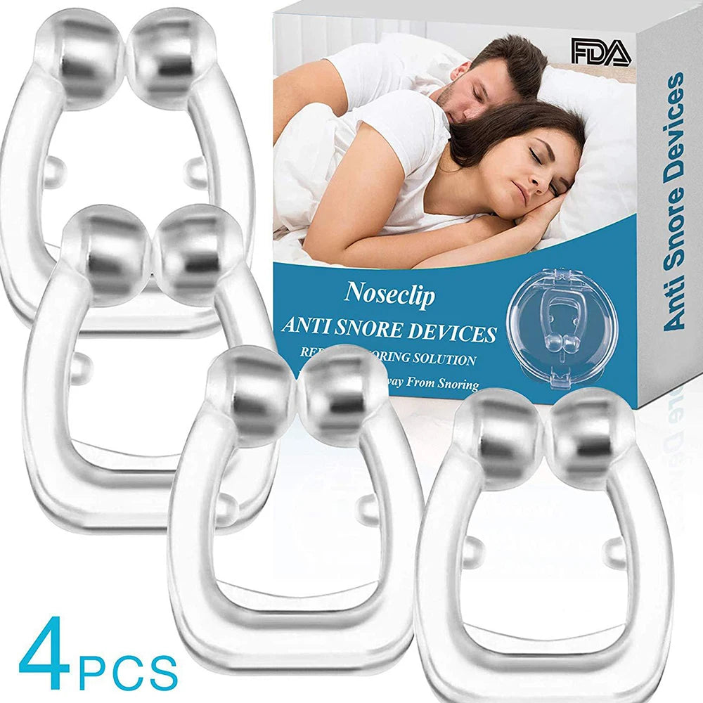 Silicone Magnetic Anti Snoring Nose Clip