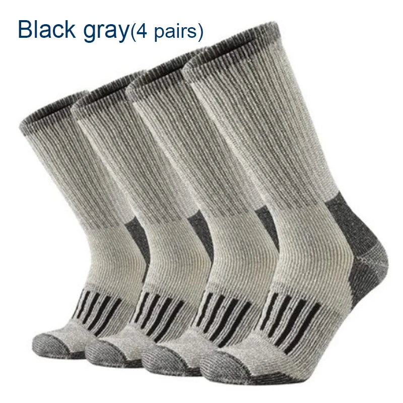 Ultra-Warm Merino Wool Hiking Socks