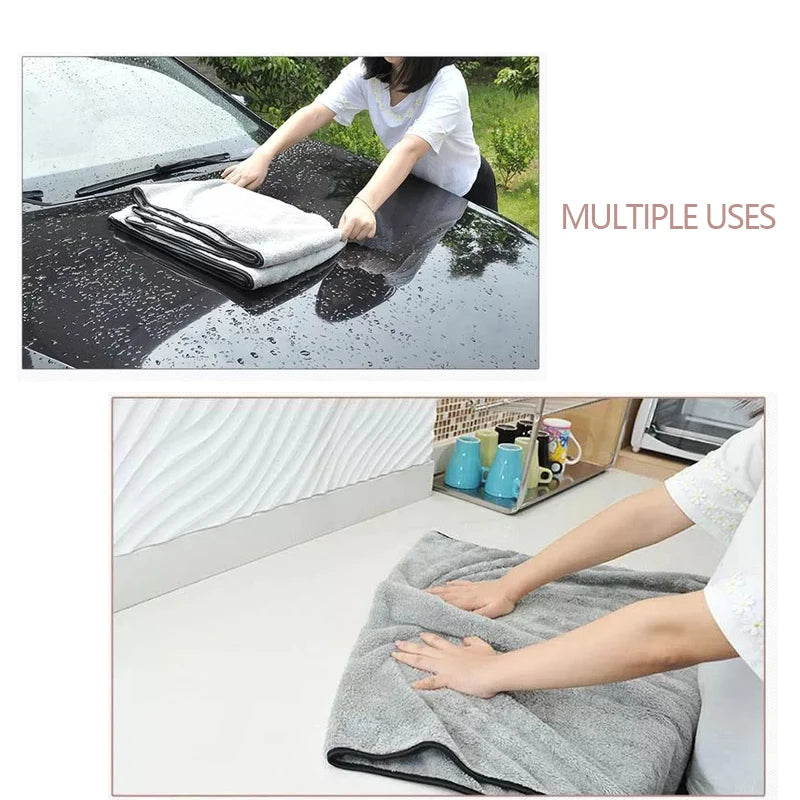 Ultra-Soft Microfiber Car Wash Towel – High Absorbency & Fast Drying