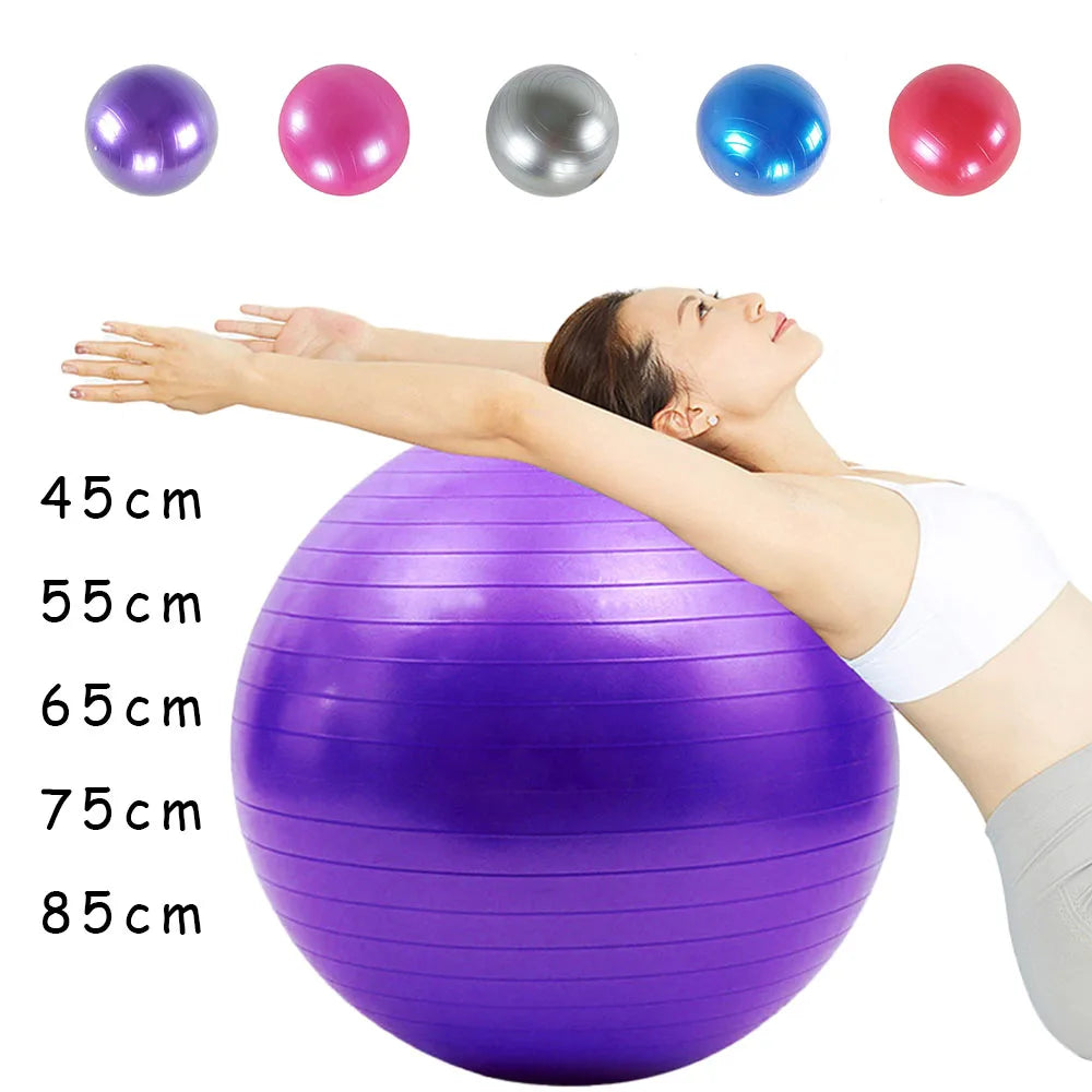 PVC Fitness Yoga Ball – Explosion-Proof & Thickened