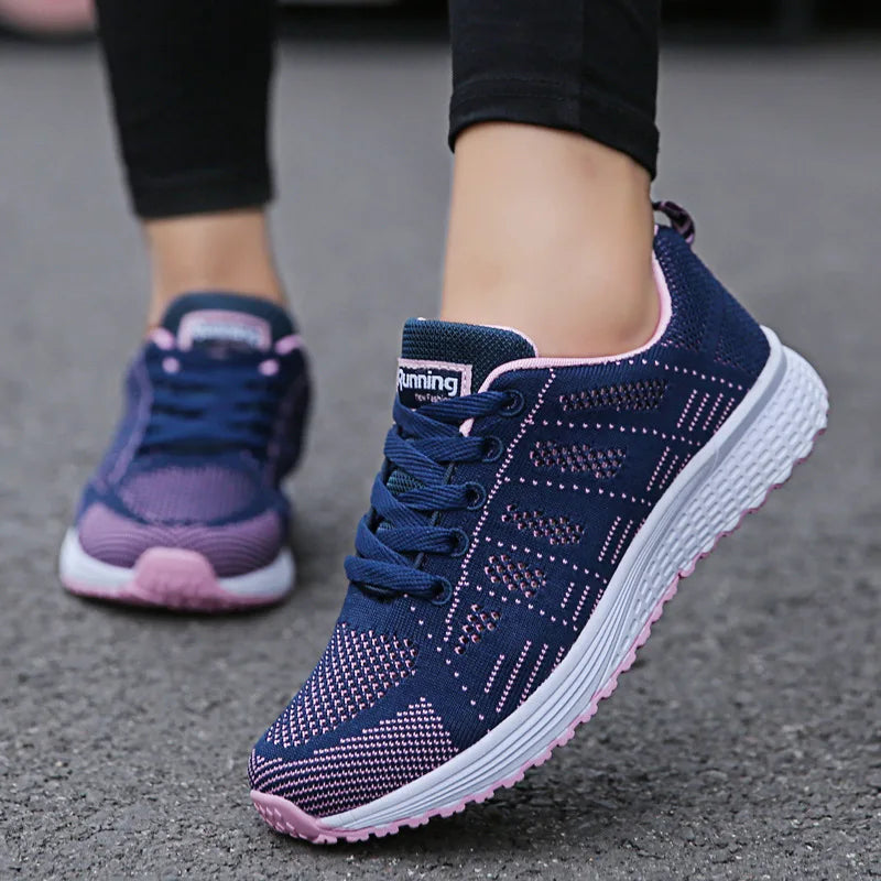 Women Casual Shoes Fashion Breathable Walking Sneakers: