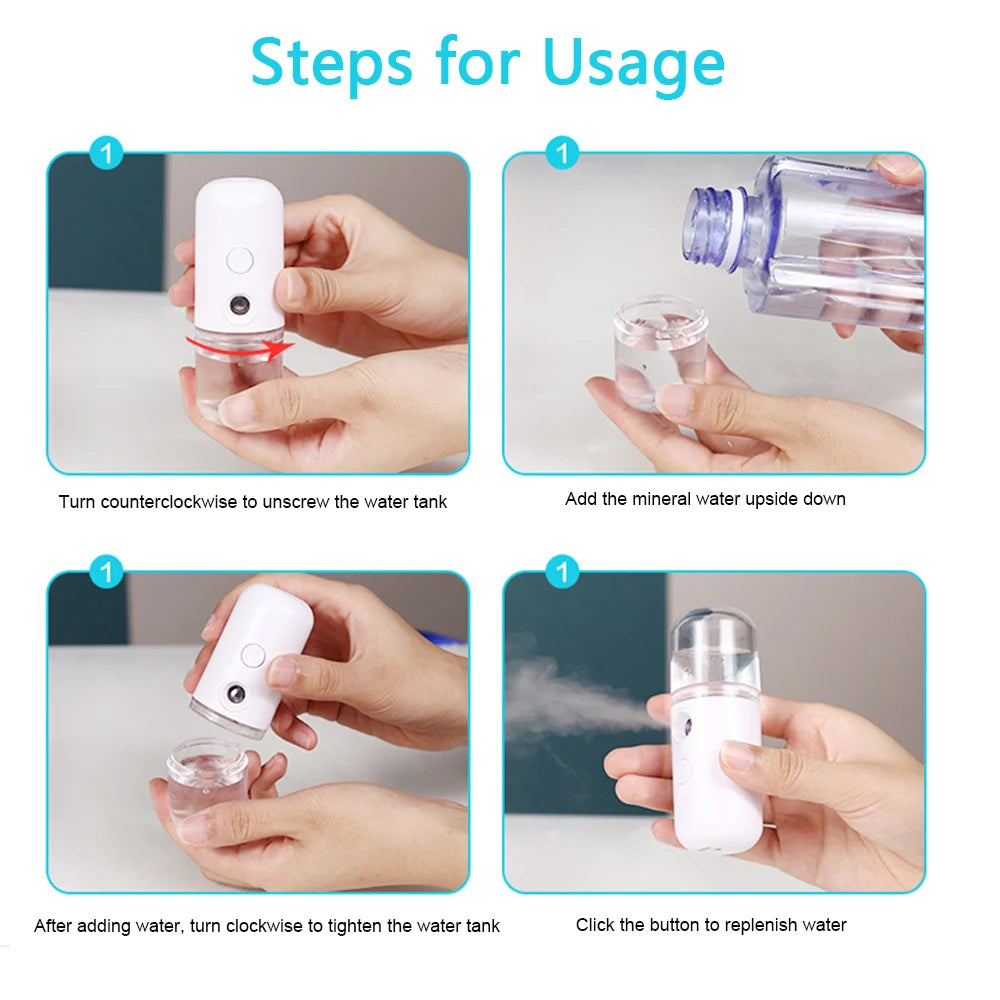 Rechargeable USB Mist Facial Sprayer