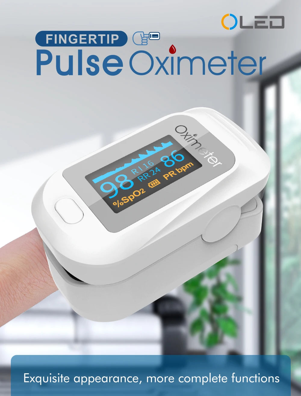 Portable Professional Finger Oximeter