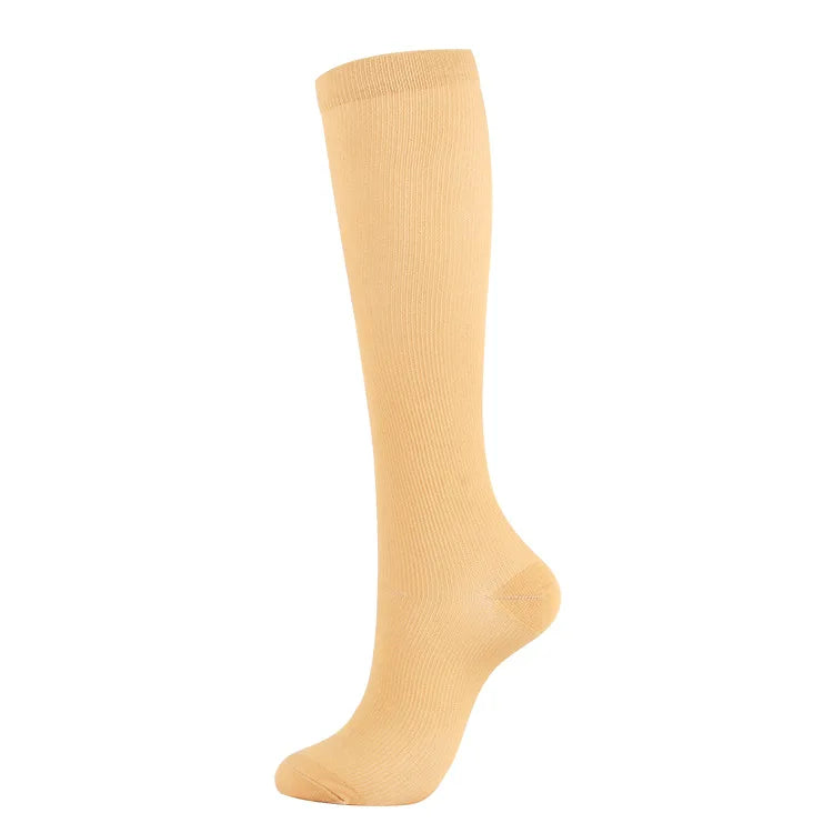 Unisex 20-30 mmHg Compression Cycling & Sports Socks