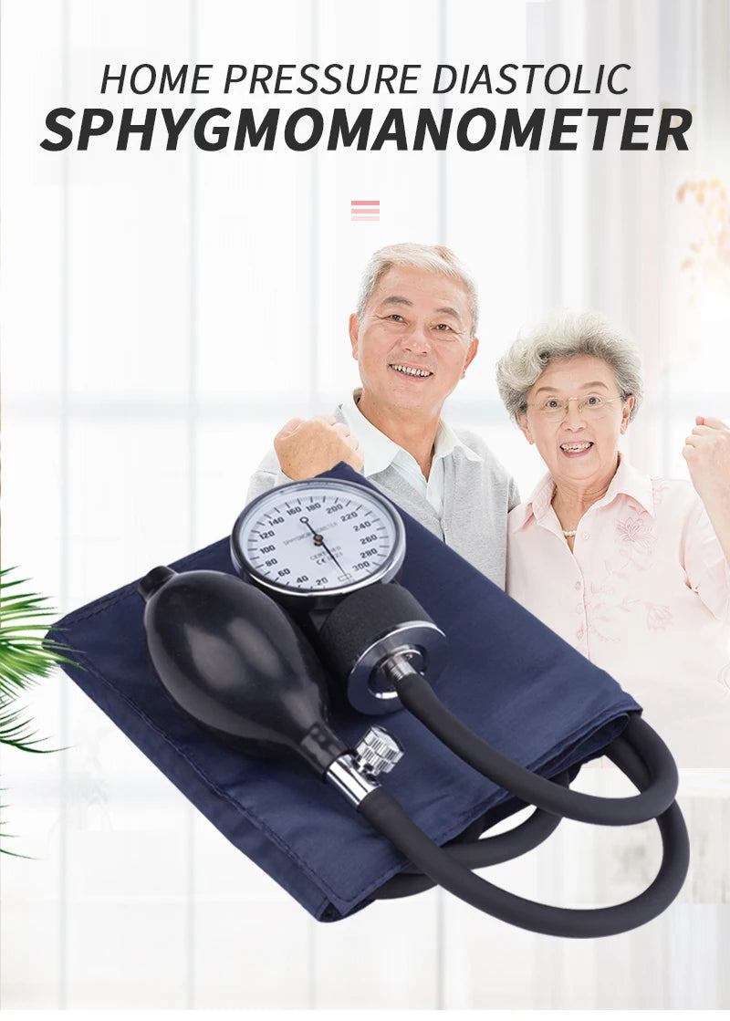 Manual Blood Pressure Monitor – Accurate Home BP Cuff Kit
