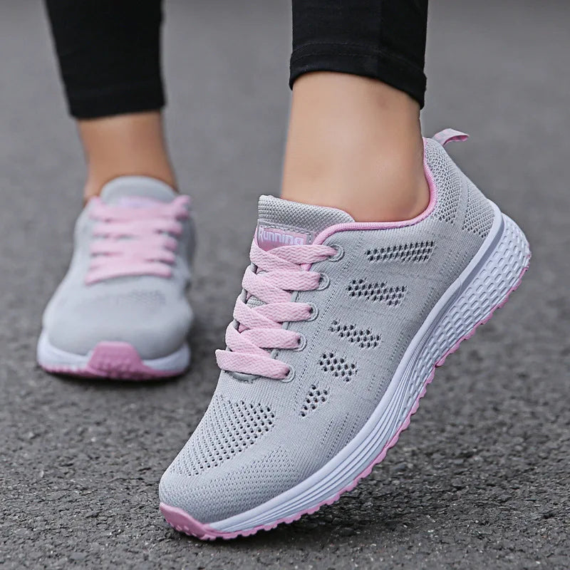 Women Casual Shoes Fashion Breathable Walking Sneakers: