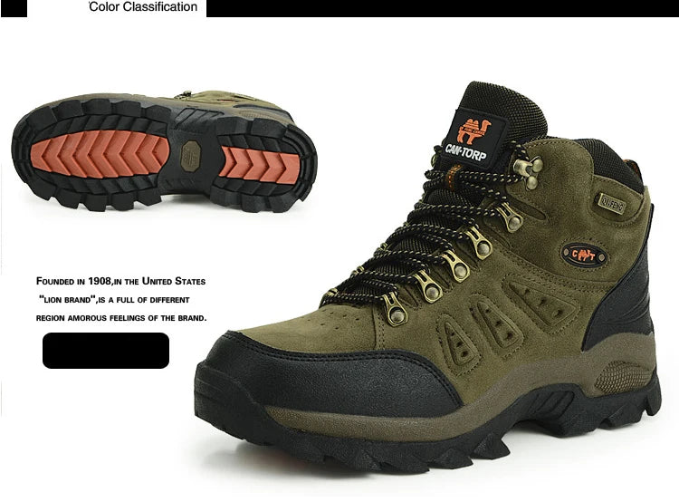 All-Terrain Waterproof Hiking Boots – Winter Outdoor Shoes