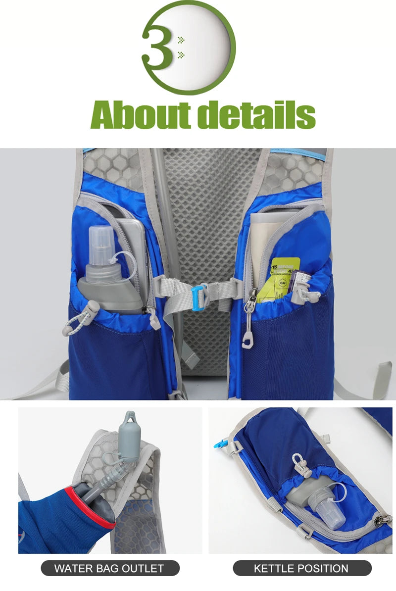 5L Ultralight Hydration Running Vest Backpack