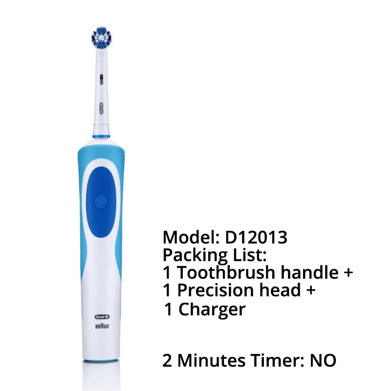 Oral B Rechargeable Electric Toothbrush Vitality Oral Hygiene Precian Clean Toothbrushes Rotating 3D White Teeth Whitening Brush