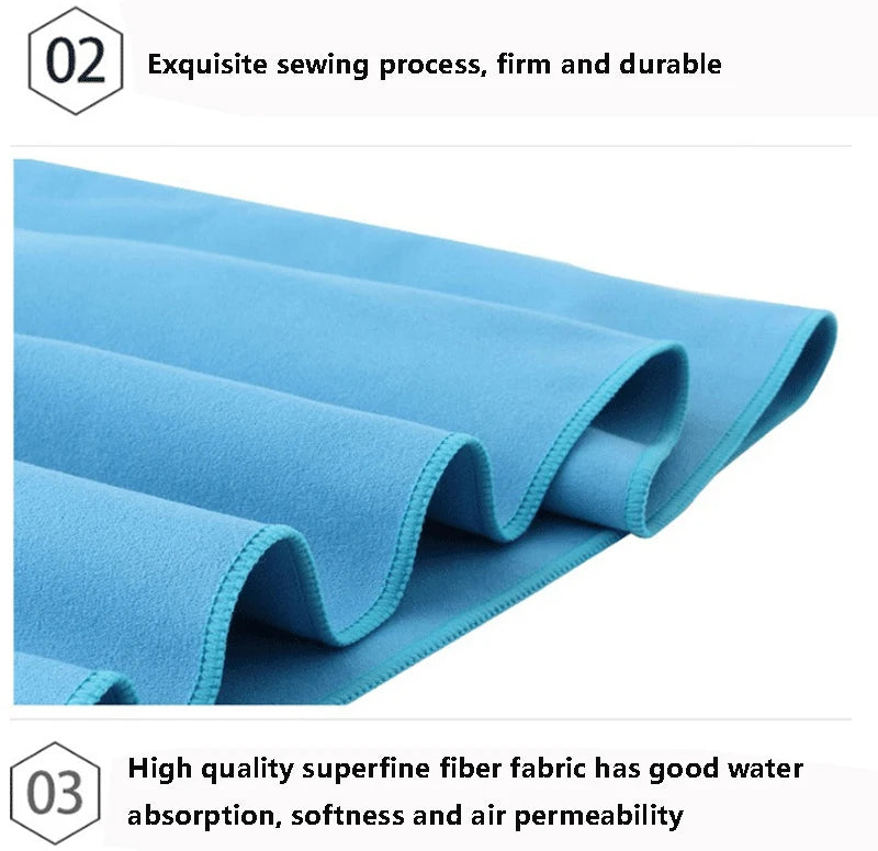 Quick Dry Sports Beach Towel Microfiber Outdoor Thick Travel Gymnastics Fitness Jogging Swimming Yoga Naturehike Sea Big Towel