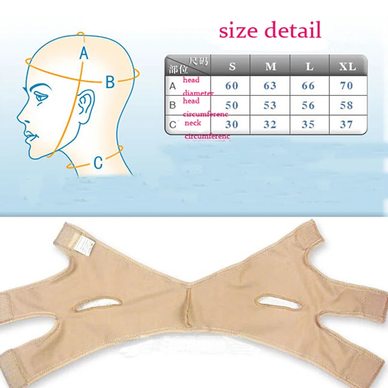 Elastic Face Bandage Slimming Tape and V-Line Shaper: