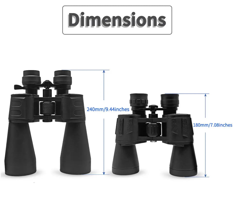 10-380x100 Zoom HD Monocular – Long Range BAK4 Telescope for Hunting & Travel