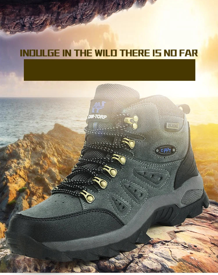 All-Terrain Waterproof Hiking Boots – Winter Outdoor Shoes