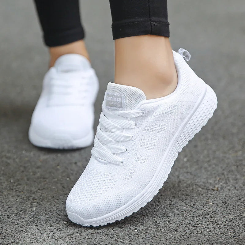 Women Casual Shoes Fashion Breathable Walking Sneakers: