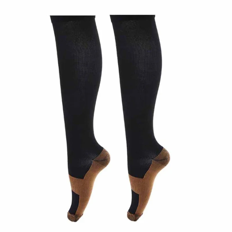 Unisex 20-30 mmHg Compression Cycling & Sports Socks