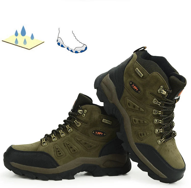 All-Terrain Waterproof Hiking Boots – Winter Outdoor Shoes