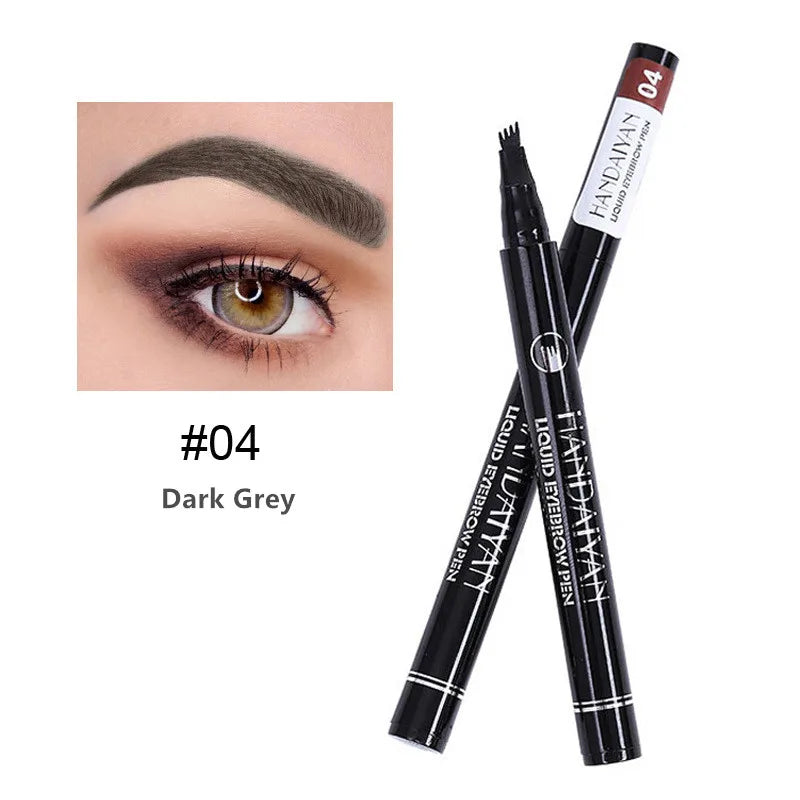 4D Microblading Eyebrow Pen – 4-Fork Tip for Natural Brows