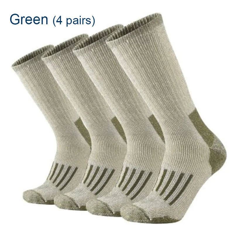 Ultra-Warm Merino Wool Hiking Socks