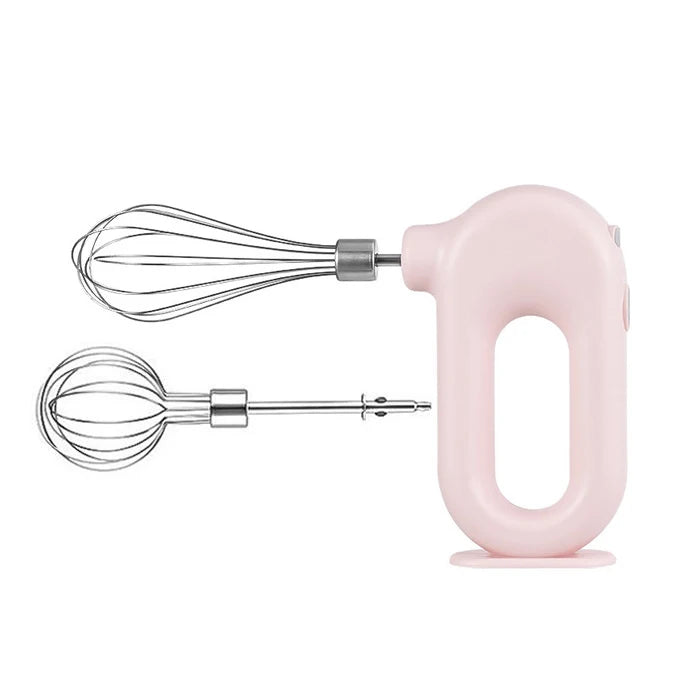 USB Rechargeable Handheld Electric Mixer – Portable 2-Head Blender & Whisk