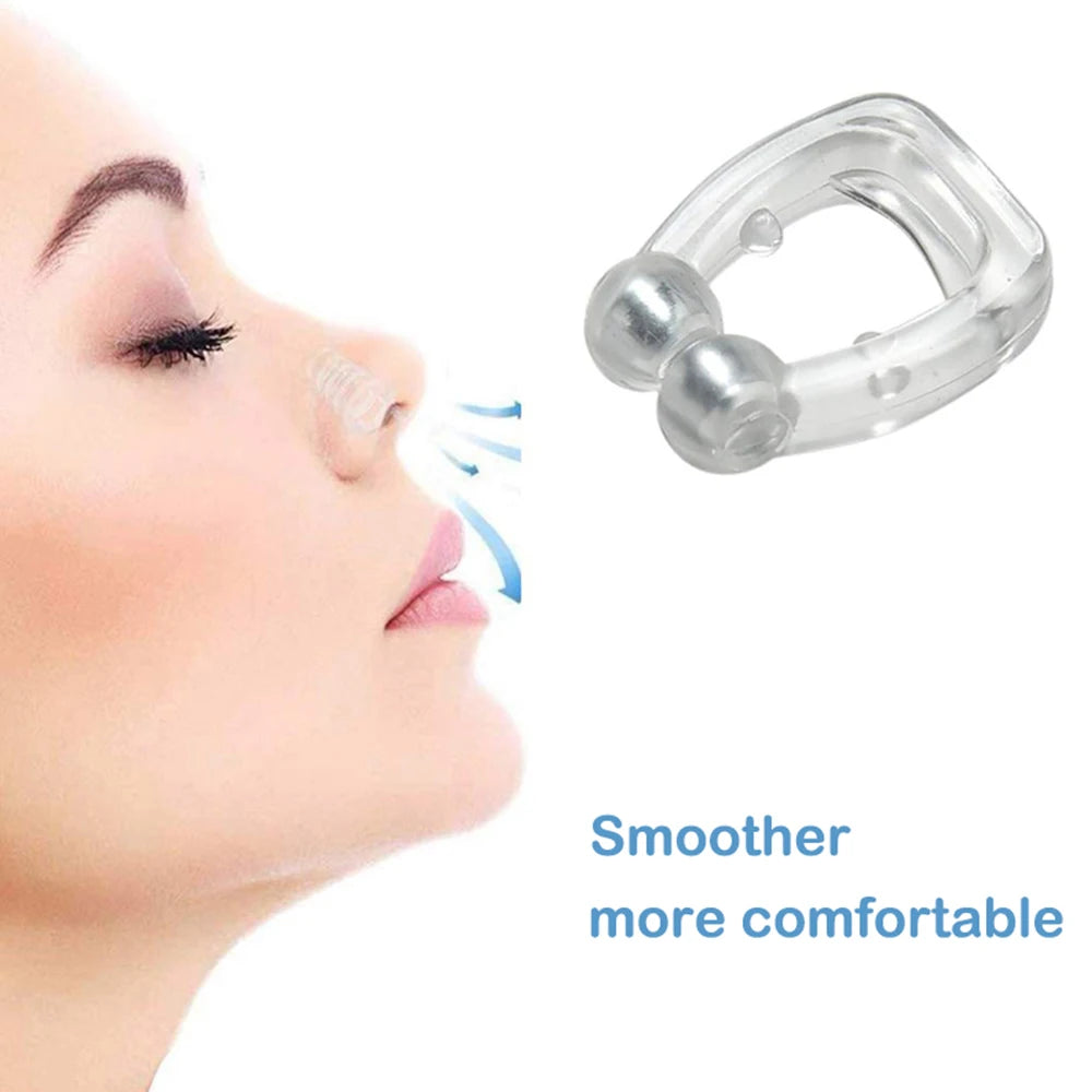 Silicone Magnetic Anti Snoring Nose Clip