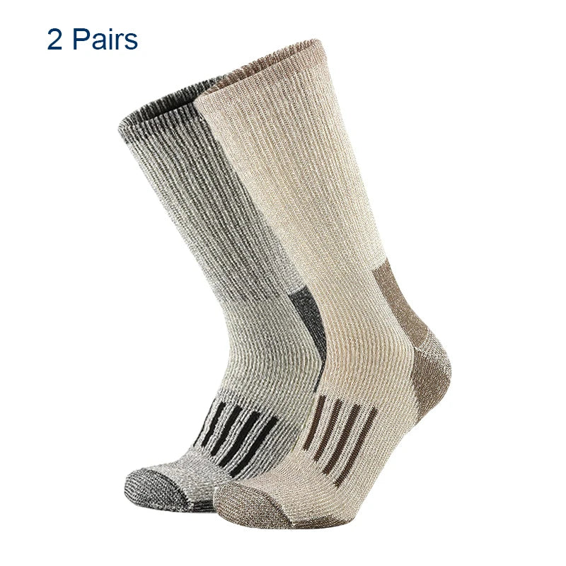 Ultra-Warm Merino Wool Hiking Socks