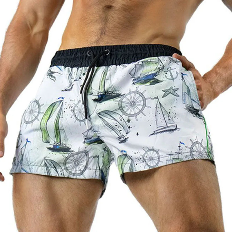 Men's Quick-Dry Swim Briefs & Running Shorts