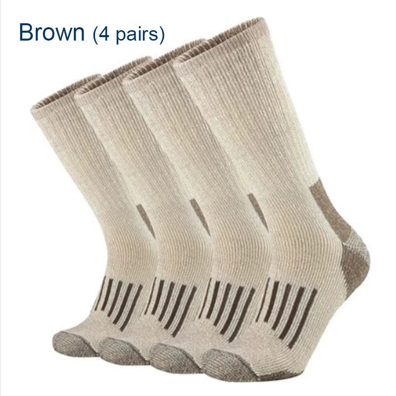 Ultra-Warm Merino Wool Hiking Socks