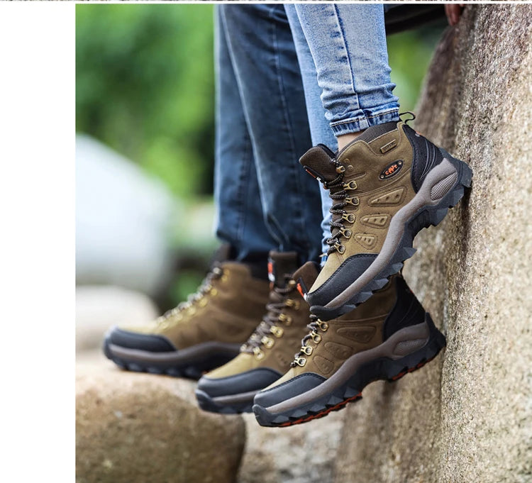 All-Terrain Waterproof Hiking Boots – Winter Outdoor Shoes