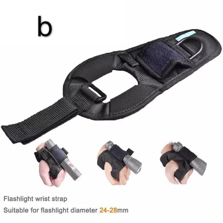 Nylon Scuba Diving Flashlight Gloves with 4-Mode Underwater Flashlight
