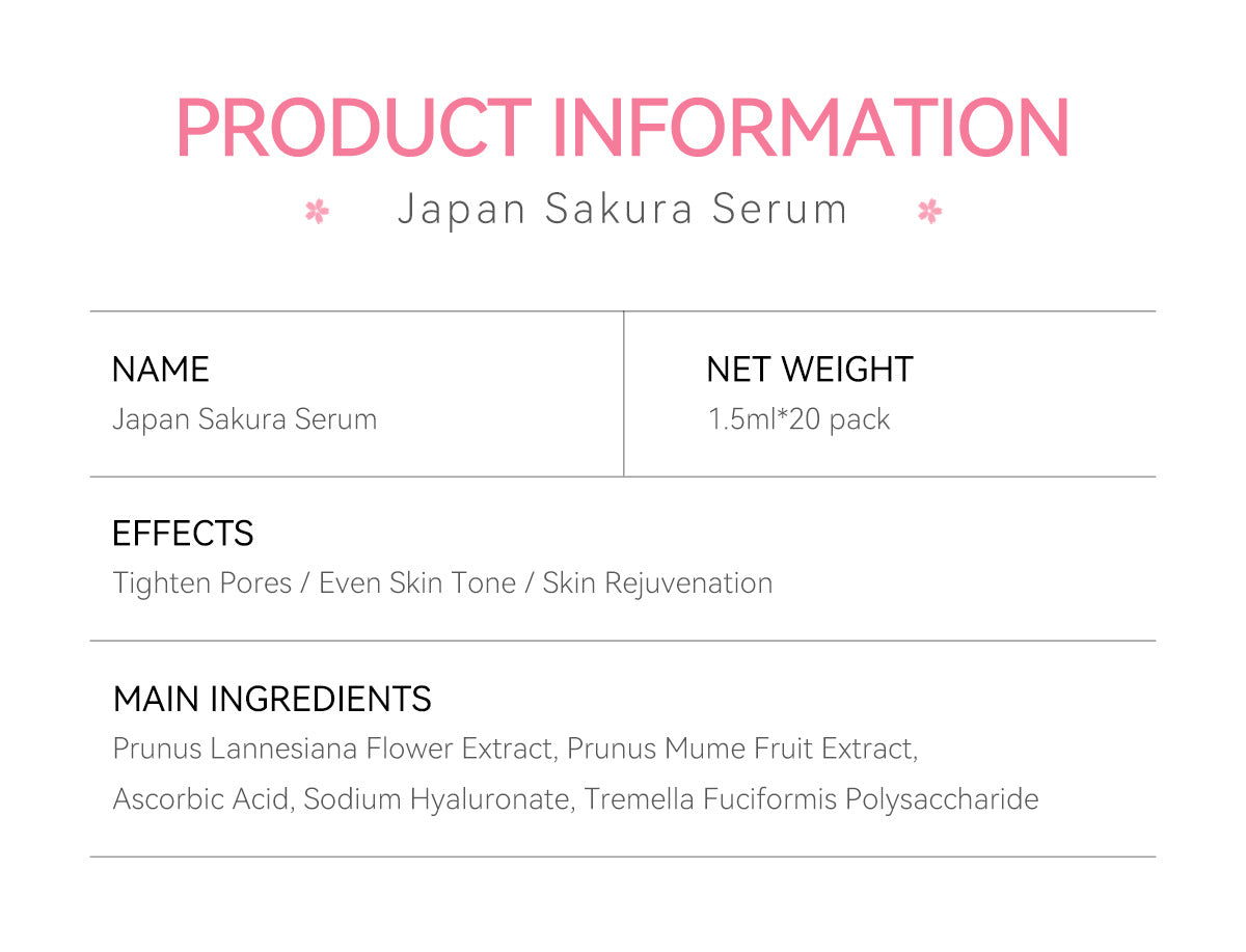 Sakura Face Care Serum: