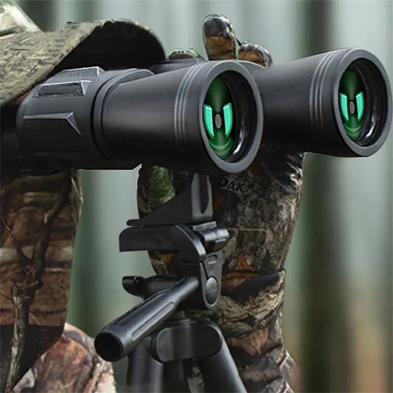 50000M German Military 20x50 Zoom Binoculars – HD BAK4 Prism Long Range Telescope for Outdoors