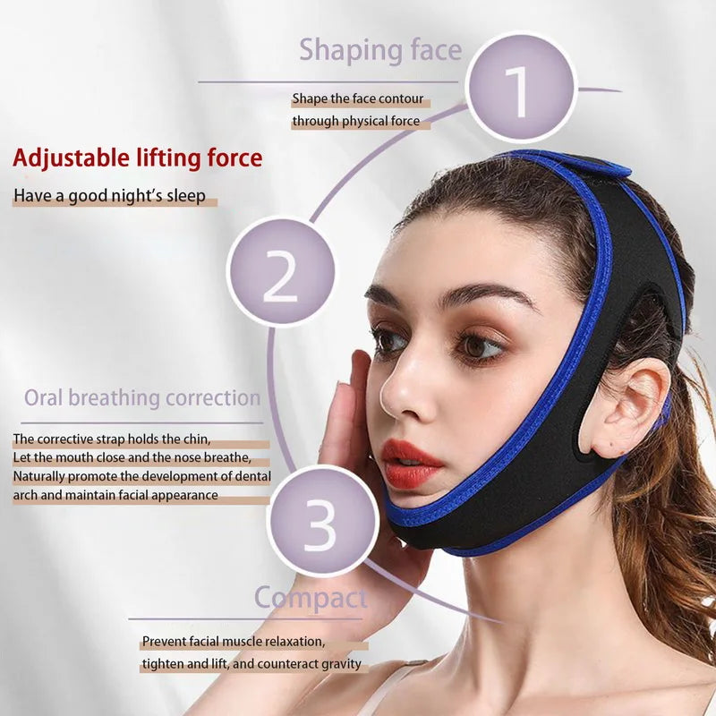 Anti Snoring Belt Triangular Chin Strap Mouth Guard